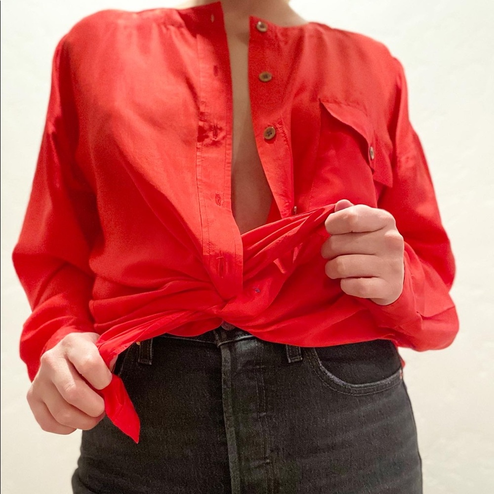 Vintage Silk Blouse